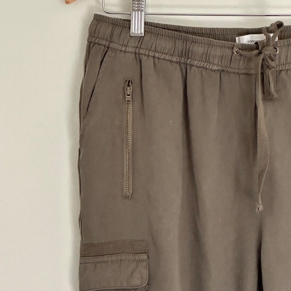 Soyaconcept | Women’s Soya Concept Lyocell Joggers Olive Green Cargo Pull On - Picture 4 of 9